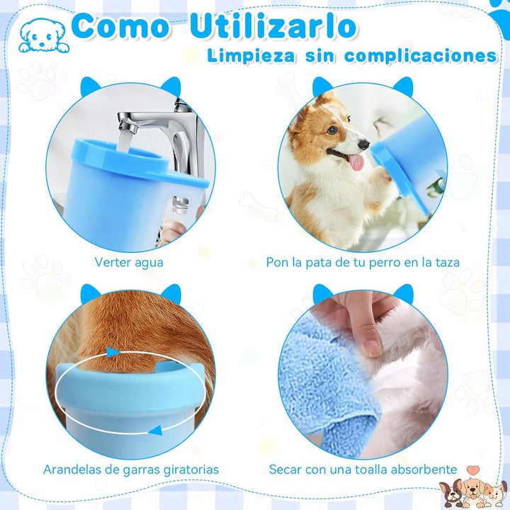 Limpiador De Patas Para Mascotas